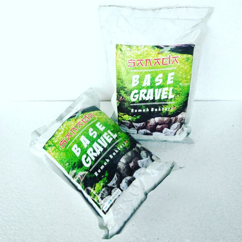 SANADA BASE GRAVEL Rumah bakteri media tanam aquascape 1/2kg