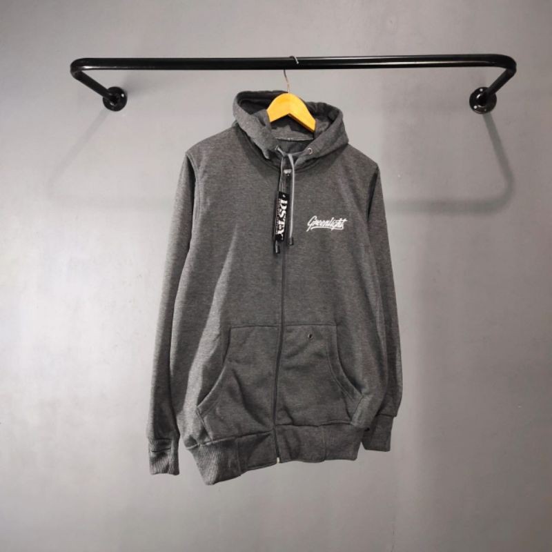 Sweater Greenlight (Zipper) Hoodie Greenlight premium Murah