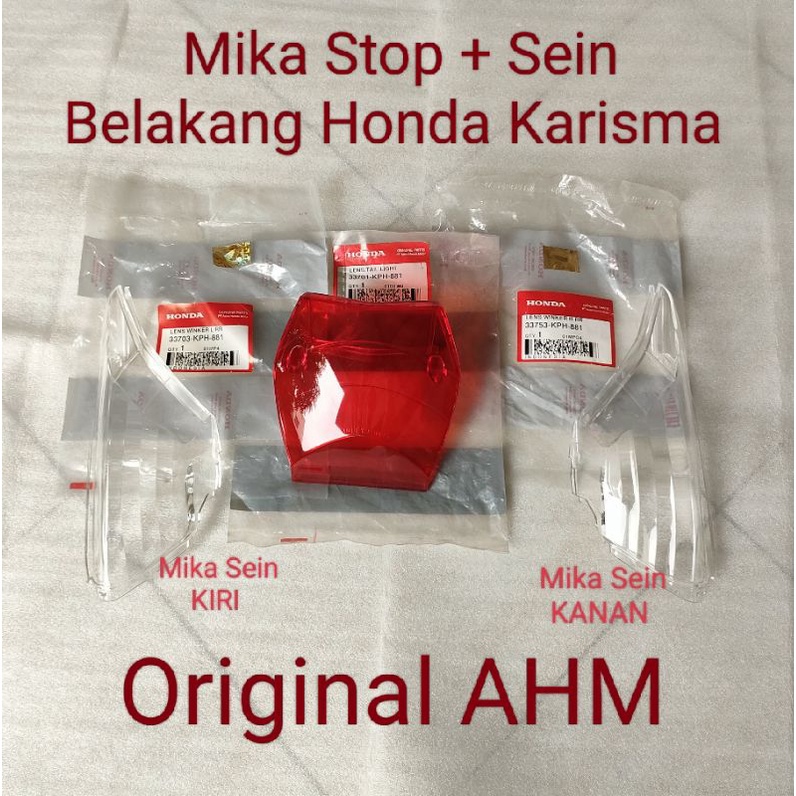 Mika Lampu Stop + Sein Belakang Honda Karism  Ori AHM 33701KPH881 33703KPH881 33753KPH881