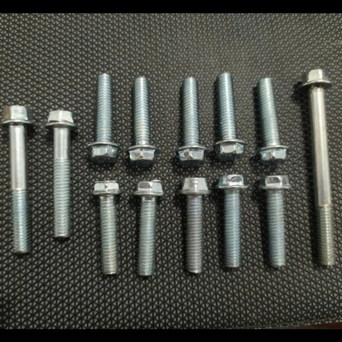 Baut Full Set Cover Tutup Blok Mesin Cvt Yamaha Mio Soul karbu