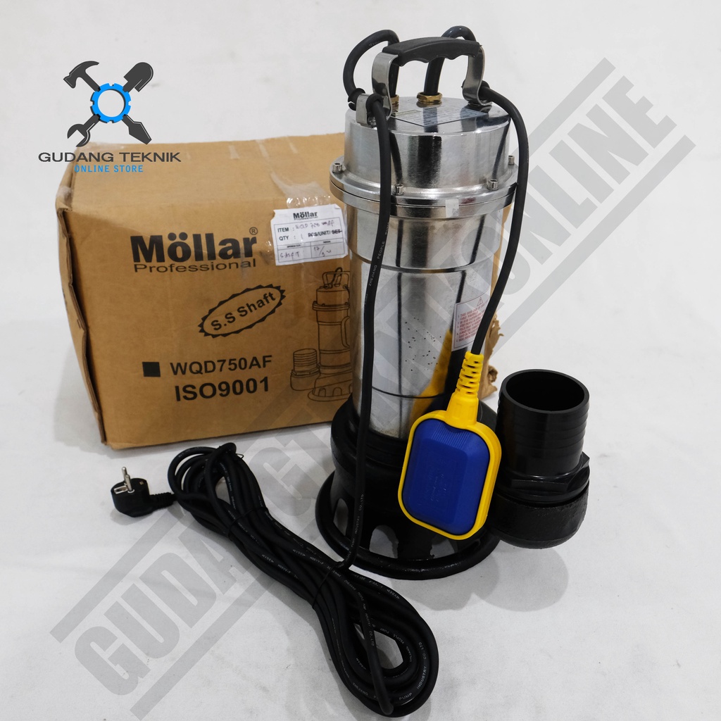 Pompa Celup Air Kotor MOLLAR MLR-WQD750AF / Sawage Pump MLR WQD 750AF