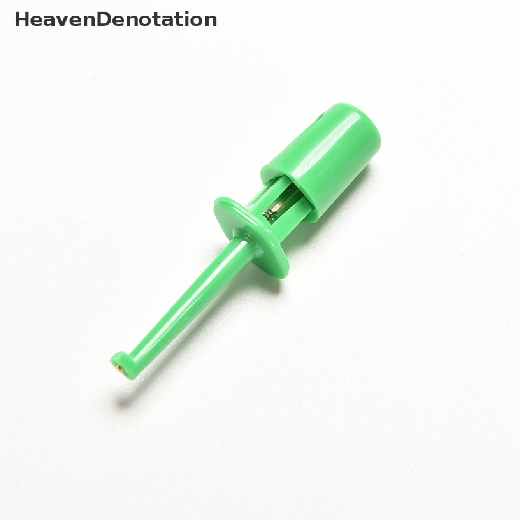 (Heavendenotation) 10pcs / Set Test Hook / Klip Uji Smd Grabber Mini Multi Warna Untuk Alat Elektronik