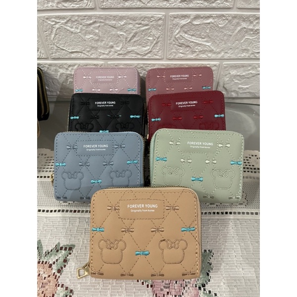 Mini wallet double mickey / Dompet wanita import / Dompet import / Dompet mini / Dompet kecil / Domp