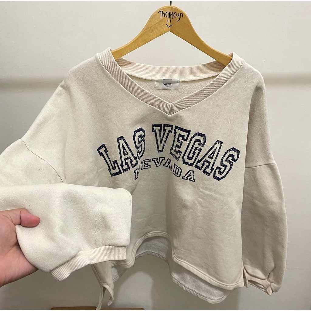 sweater wanita V LAS VEGAS SWEATER WANITA - Sweatshirt sweater korean style