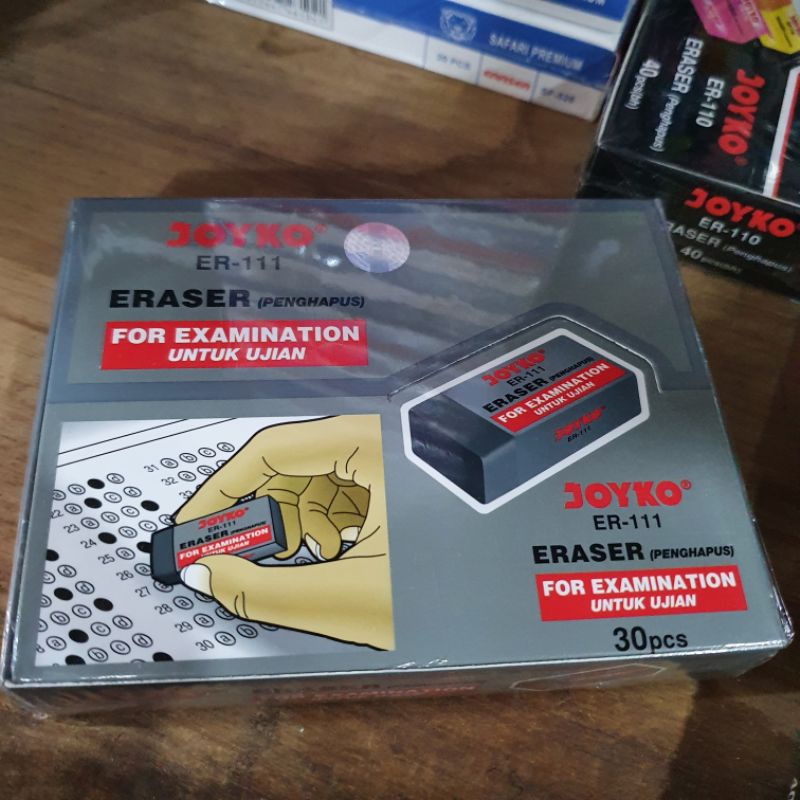 

[1pcs] penghapus joyko abu abu, setip, penghapus pensil