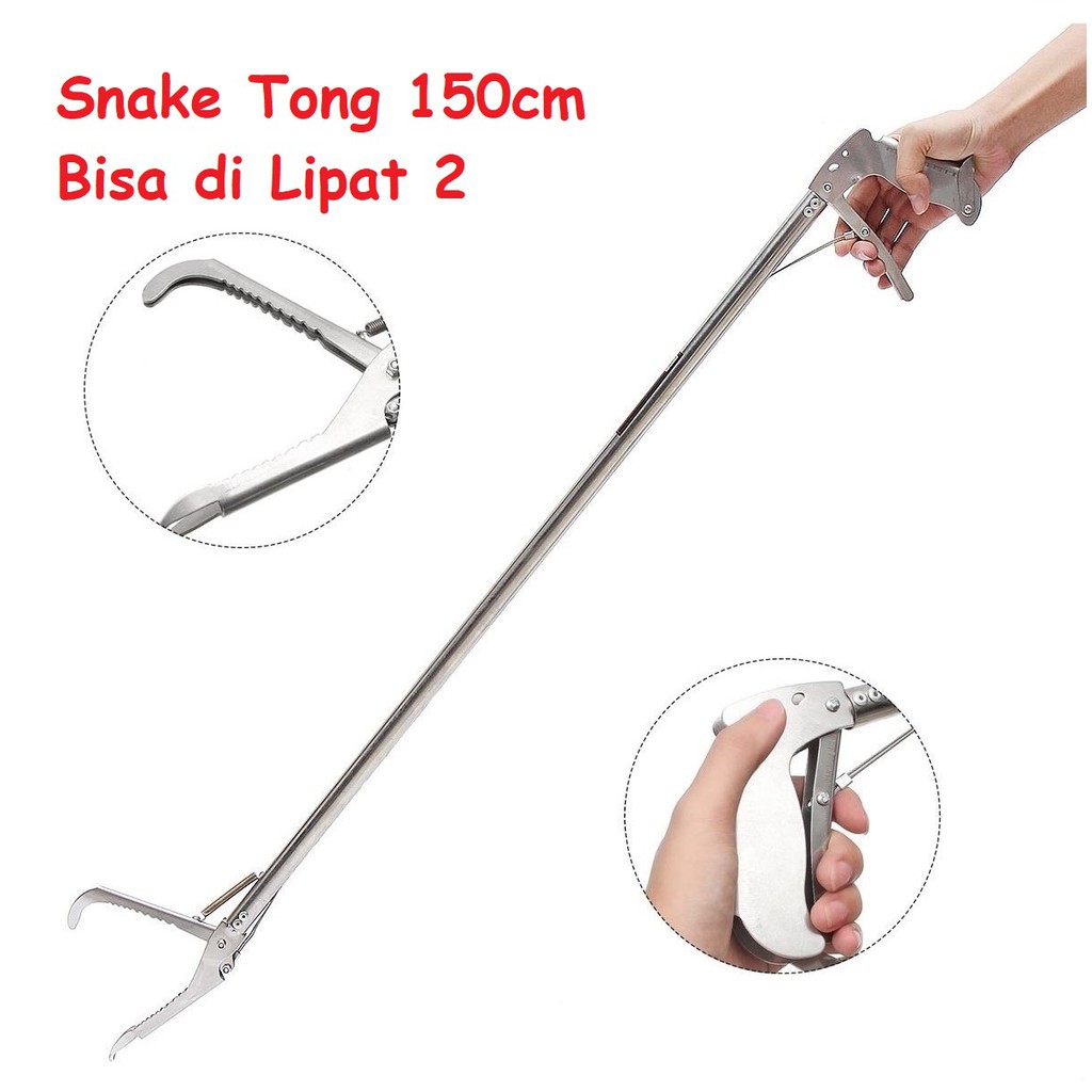 Jual TERMURAH 150cm Penjepit Penangkap Tongkat Ular Grab Stick Snake Tongs LOCK Shopee Indonesia