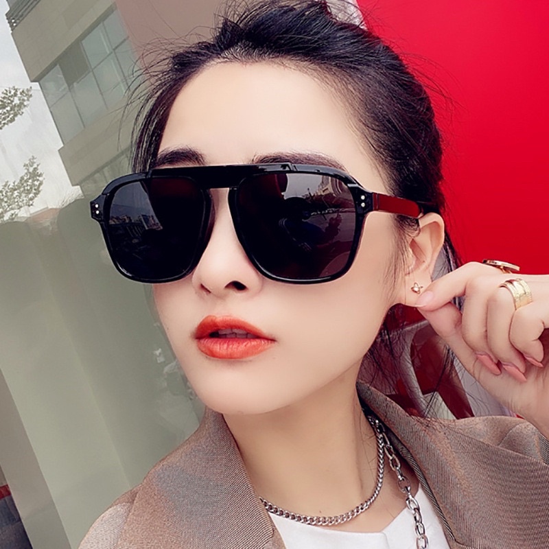 Kacamata【11】ins retro fashion men and women sunglasses