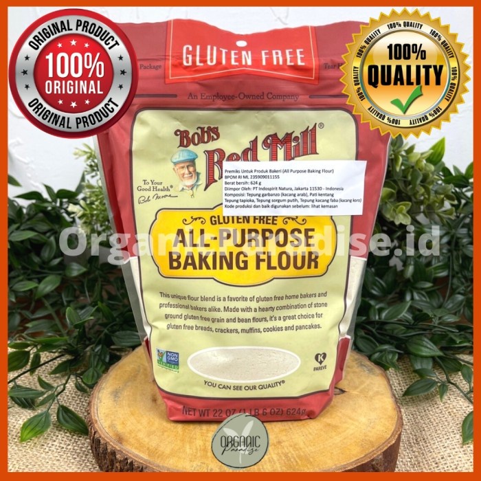

Premium Bob's Red Mill All Purpose Baking Flour 623 gr / Tepung Serbaguna