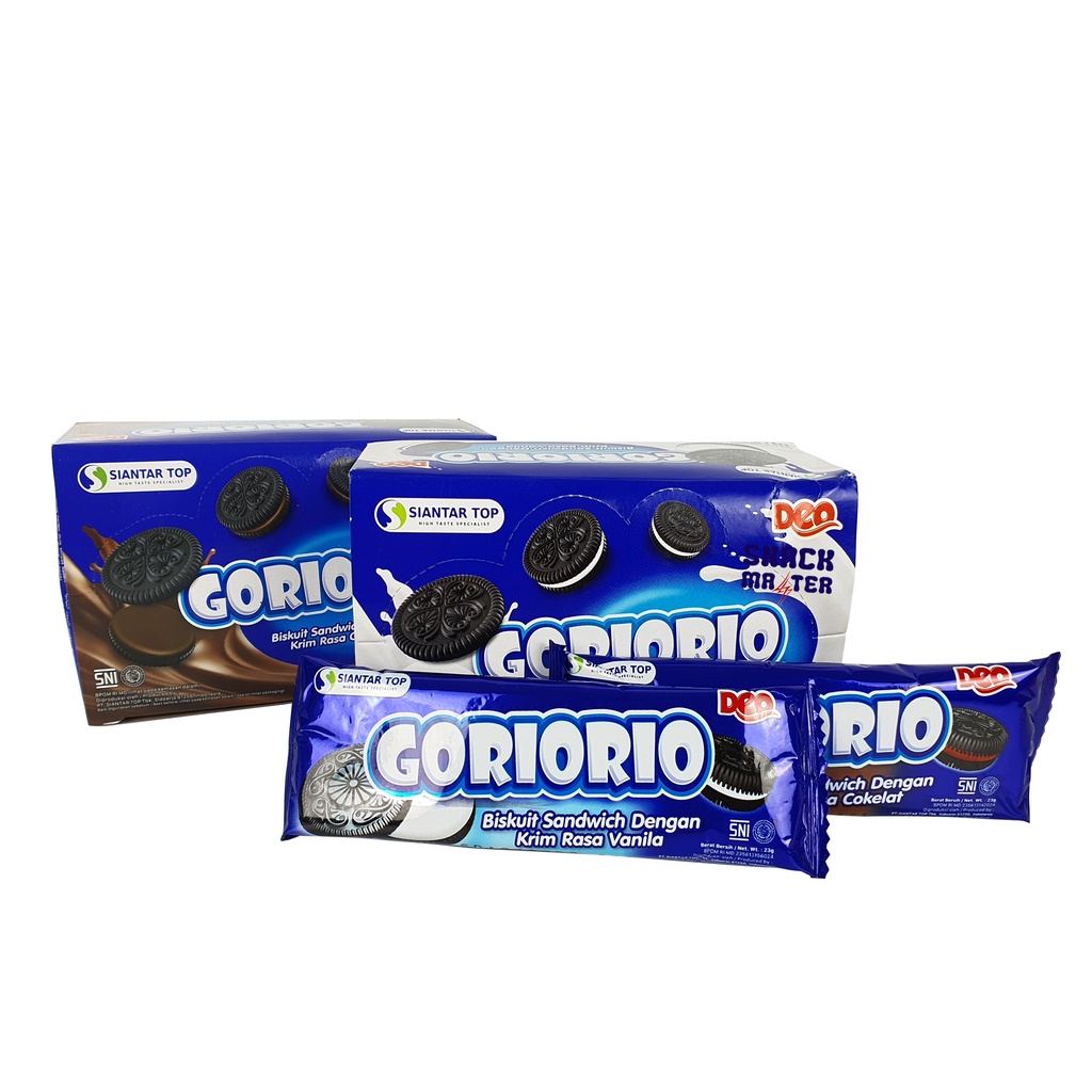 

Deo Goriorio Biskuit Sandwich PACK - Netto 10 bks x 23 gr