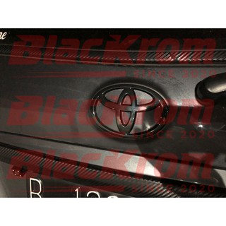 Jual Logo Emblem Black Chrome Belakang Toyota Avanza / Veloz 2012