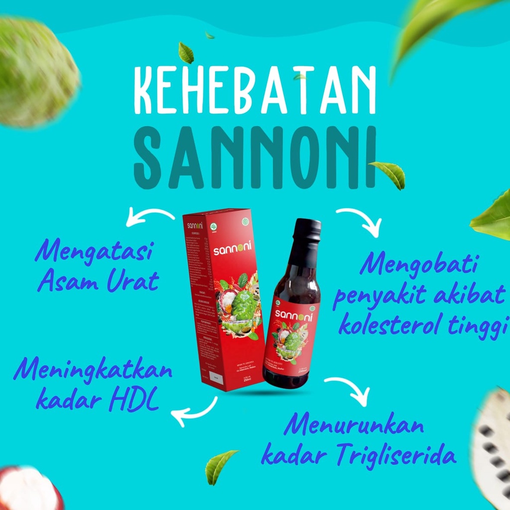

Sannoni obat herbal ampuh untuk mengatasi asam urat dan nyeri persendian 250 ml