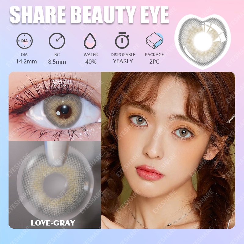 [✅COD &amp; Ready Stock] New BUBBLE Soft Lens Terlaris Contact Lens / Liquid Soft Lens / Soft Lens Case / Contact Lens Case (Warna Acak)