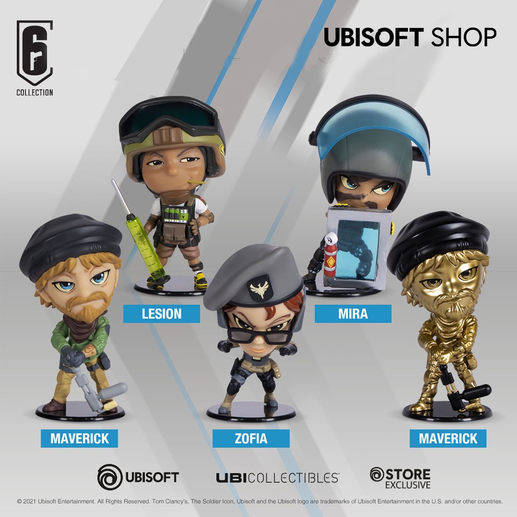 Jual Ubisoft | Rainbow Six Siege - Six Collection Chibi Series 6 Set ...