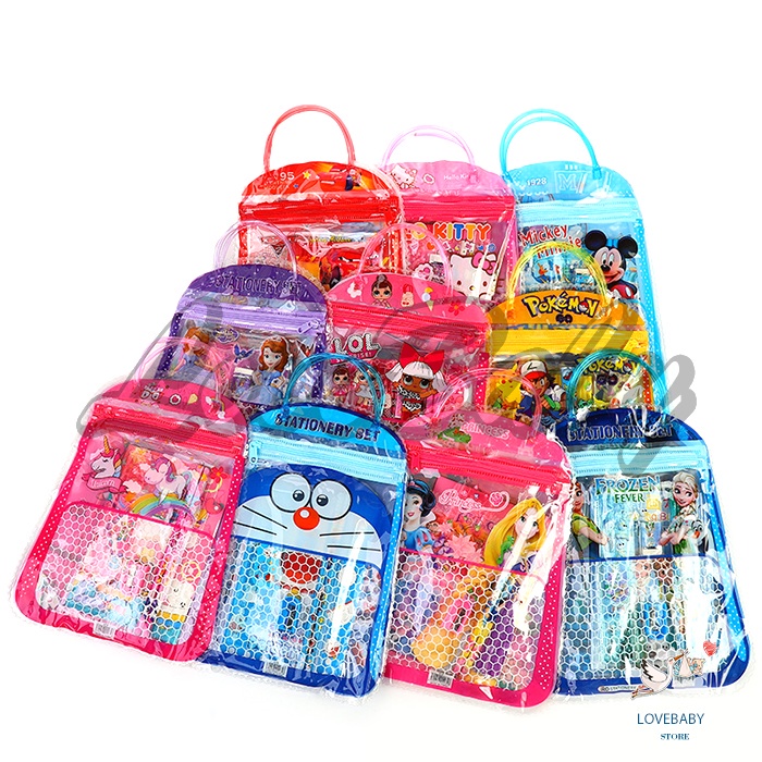 

STATIONERY SET TAS 2235 / 7 IN 1 / ALAT TULIS SET TAS / PAKET ALAT