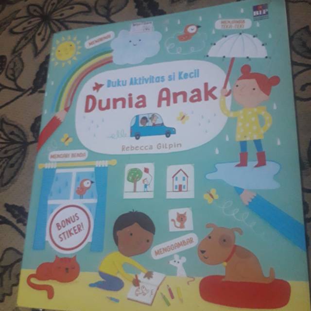 buku anak BIP buku aktivitas si kecil dunia anak + bonus stiker