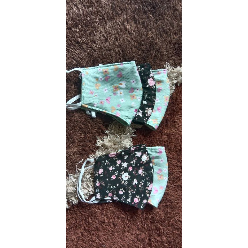 masker kain 3 lapis katun jepang ori tokai senko