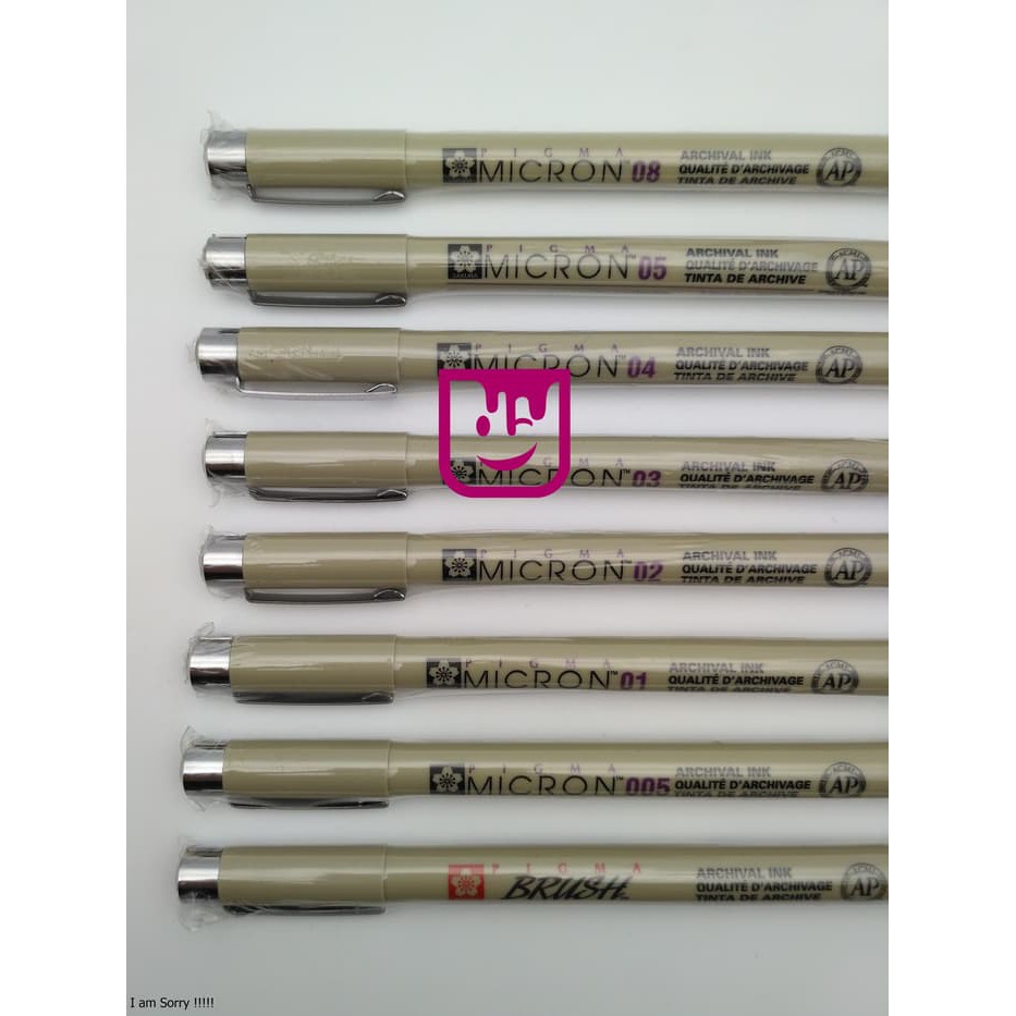 

Unik SAKURA Pigma Micron Pen 01 08 Diskon