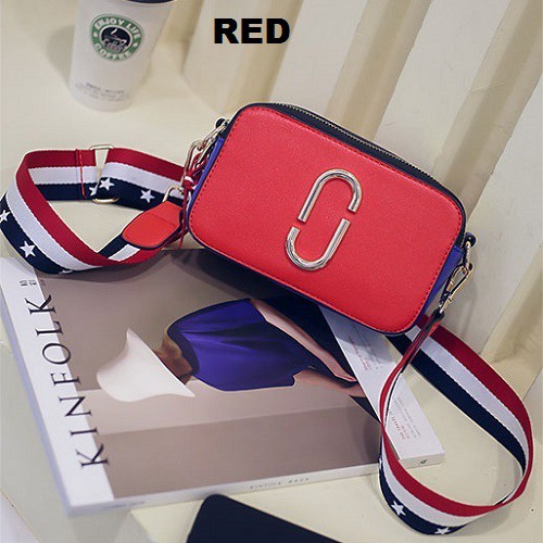 SH1028 [1KILO MUAT 4PCS]  TAS IMPORT BATAM #HAND BAG WANITA /MARC JACOBS / GLITTER / SNAPSHOT