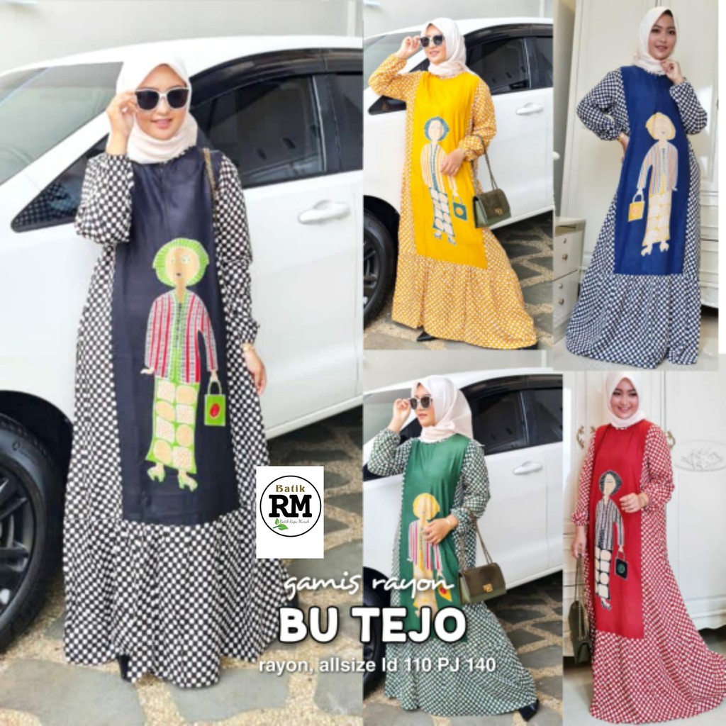 Gamis rayon bu tejo
