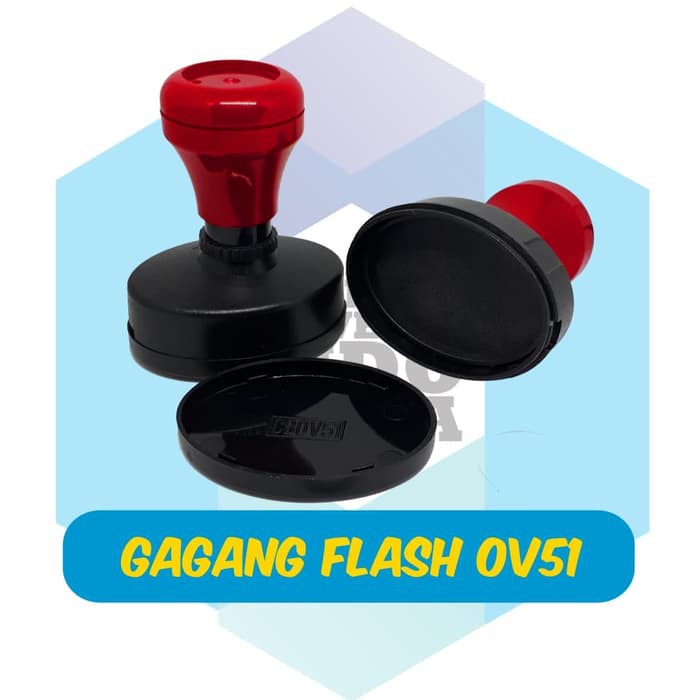 

Gagang stempel flash ukuran OVAL 51