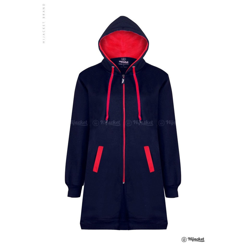 ALL HIJACKET BASIC NAVY II JAKET MUSLIMAH-2