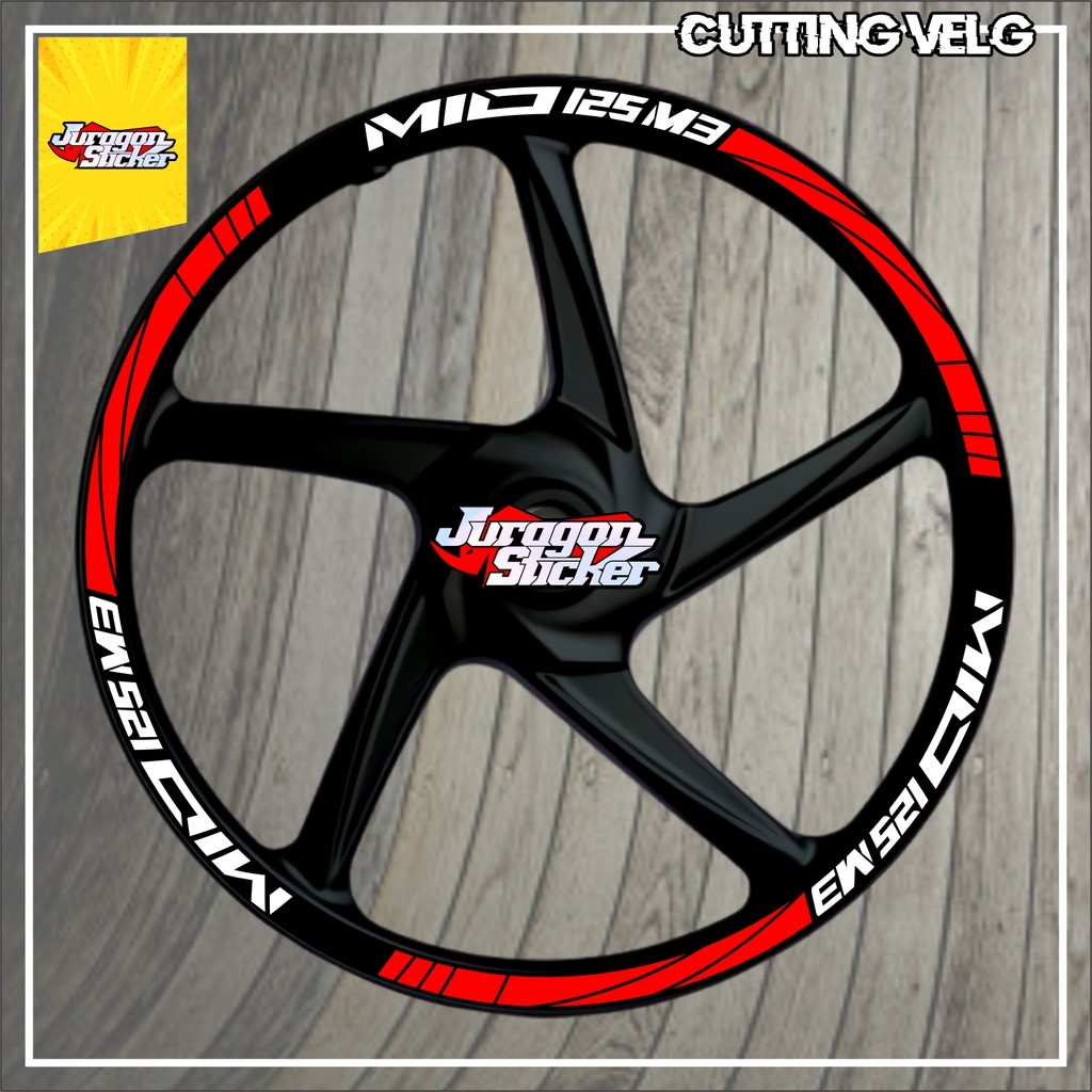 Sticker Cutting Velg MIO Z M3 - List Velg