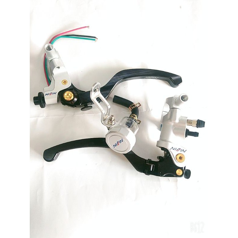 READY masterrem nissin kabel + dudukan spion silver