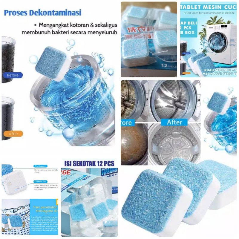Pembersih Mesin cuci/kapsul pembersih mesin cuci