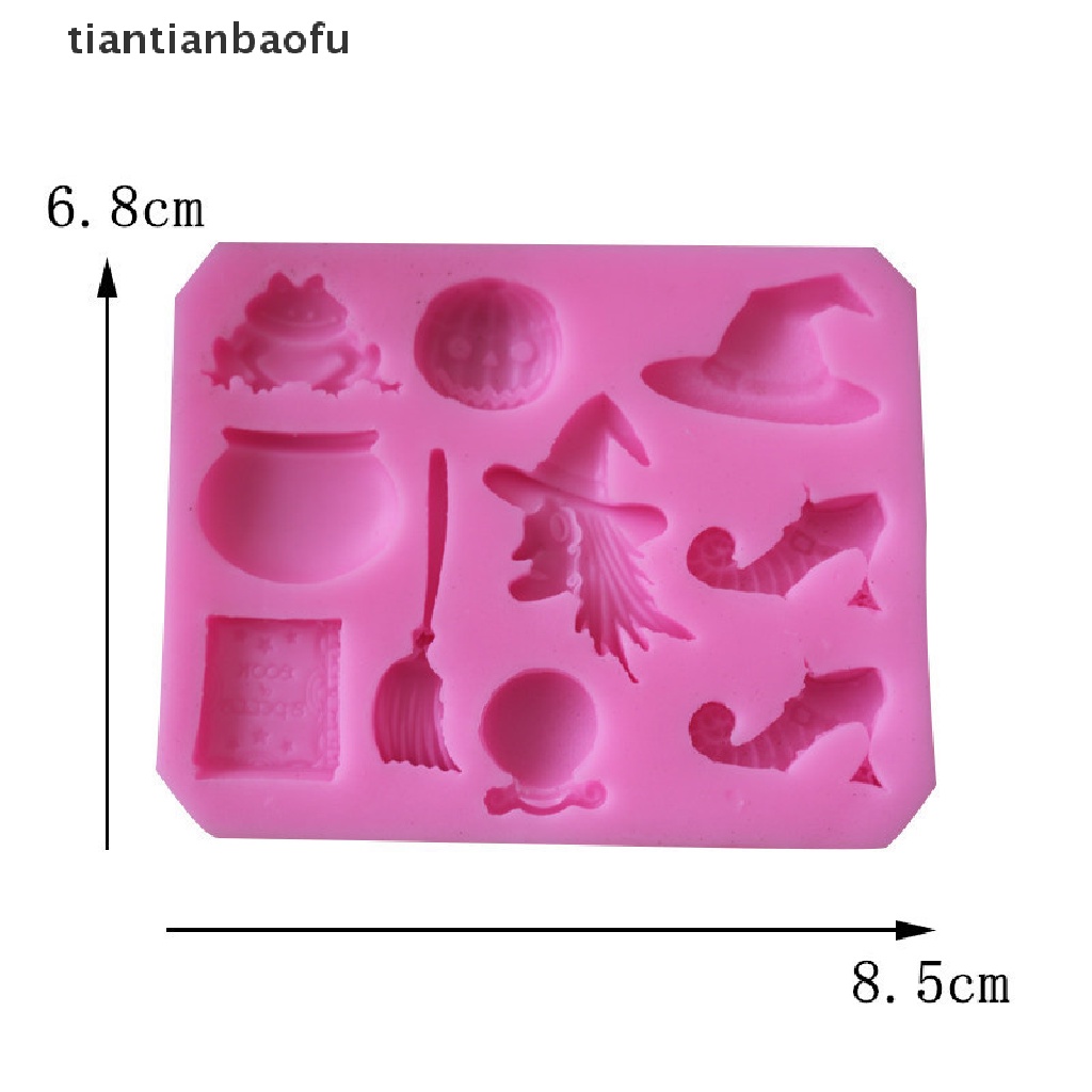 Cetakan Kue Bentuk Labu Halloween Bahan Silikon Untuk Dekorasi Dapur