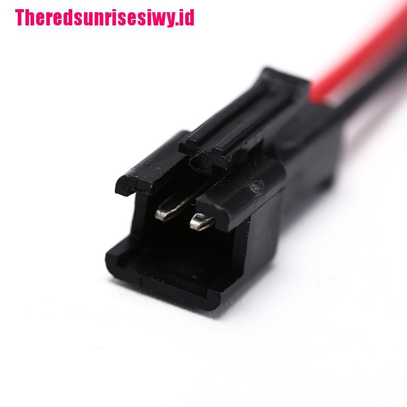 【Theredsunrisesiwy.id】10Pairs 10cm Long JST SM 2Pins Plug Male/Female Wire Connector Quick Connector