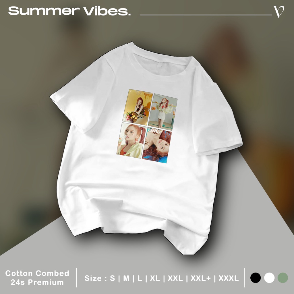 Pretty Savage - Kaos Oversize Viviz Umji Summer Vibe Photo