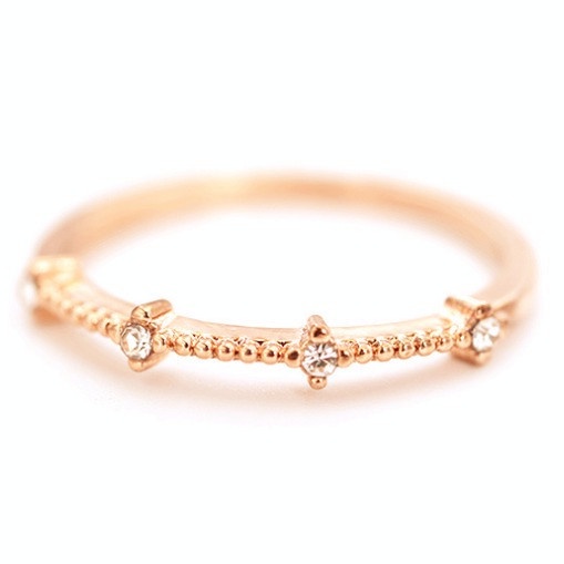 ✿AYN✿ Cincin Simple Sterling Silver Hias K15 untuk Wanita / Perhiasan Wanita Cincin