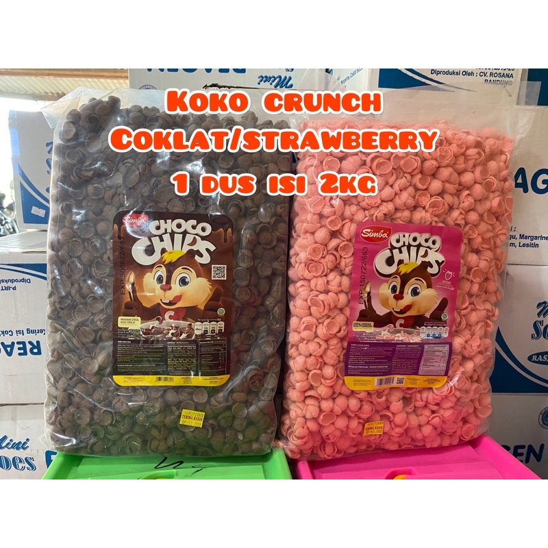 

kokocrunch coklat/strawberry