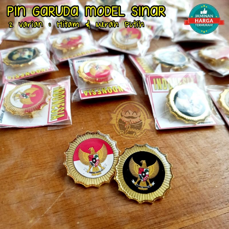 PIN LOGO GARUDA MODEL SINAR