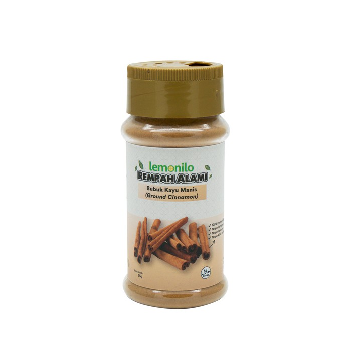 

Lemonilo Rempah Alami Kayu Manis Bubuk (Ground Cinnamon) 55 gr