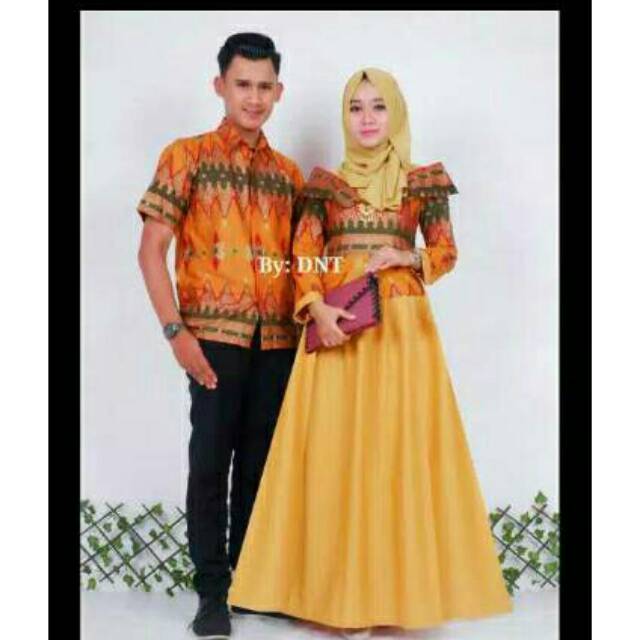 COUPLE GAMIS JASMINE SARIMBIT PASANGAN SERAGAM SERASI