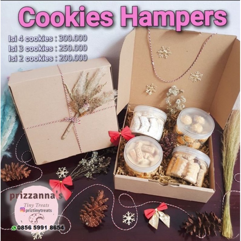 Cookies Hampers Natal Parsel Kue Kering Medan Nastar Kastengel Keju Salju Kacang
