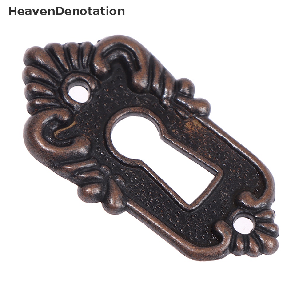 [HeavenDenotation] Antique Copper Door Lock For Furniture Drawer Jewelry Wood Box Cabinet Cupboard