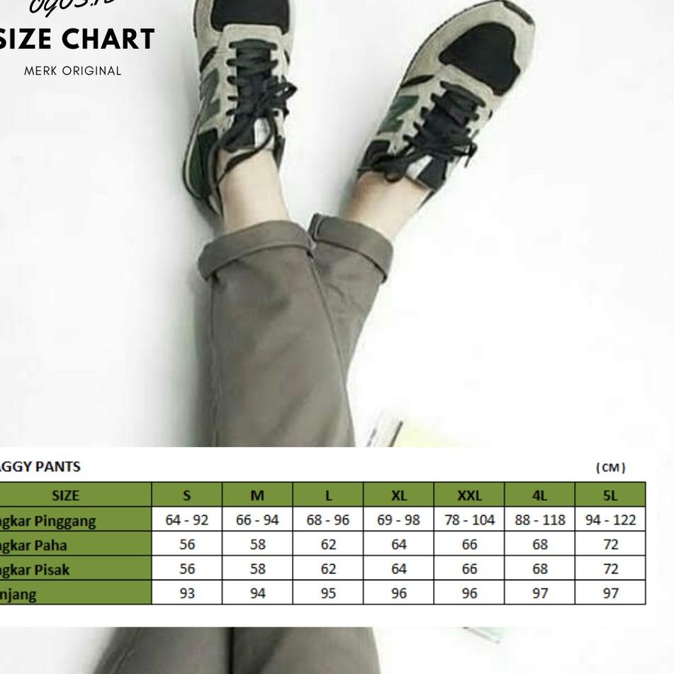 wxlu841 OGOS - JUMBO BAGGY PANTS SUPER PREMIUM SIZE XXL, 4L, DAN 5L ℠ 45