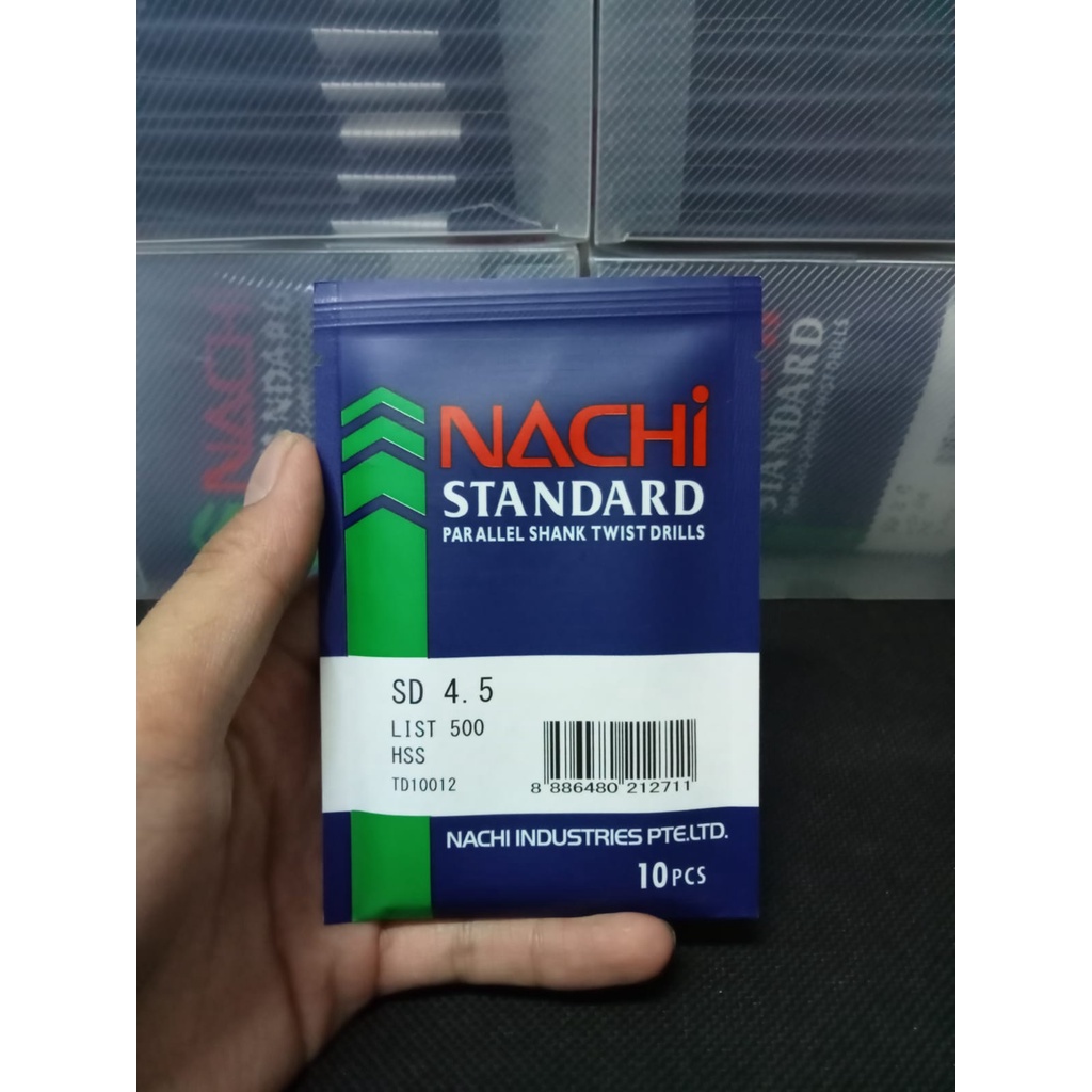 ORIGINAL !! Nachi Mata Bor Besi HSS Asli 2/ 2.5/3.0/ 3.5/4.0/ 4.5/ 5/ 5.5/ 6.0/ 8.0/ 10.0 mm (ORIGINAL 100%) HARGA PER 1 pcs