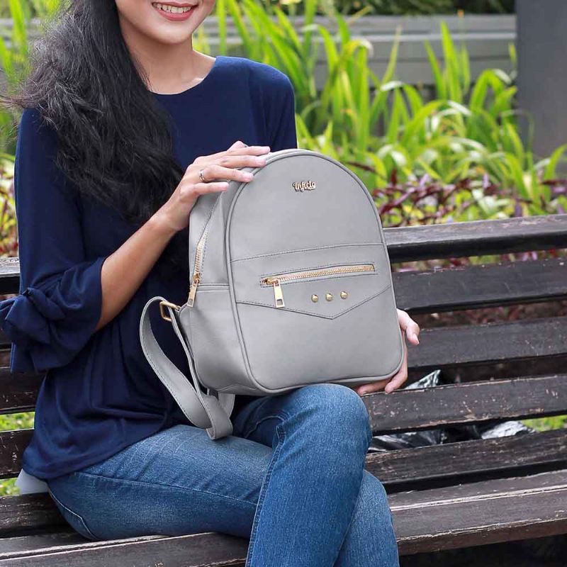 Tas Backpack Mini Wanita Ransel Punggung Casual Formal Kerja Kuliah Garansi Original Bahan Premium