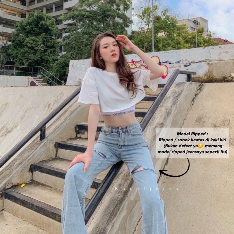 Boxofjeans - NORA 노라 Cut Loose Jeans