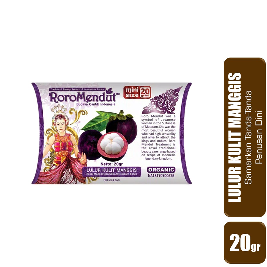 Download Roro Mendut Lulur Kulit Manggis Royal Mangosteen Skin Antioxidant Scrub For Face And Body Shopee Indonesia PSD Mockup Templates