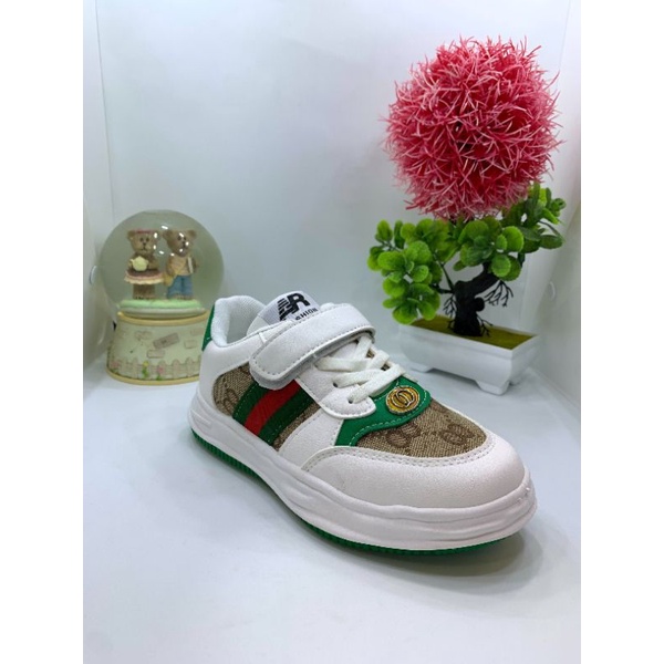 sepatu sport fashion anak gucci ar import