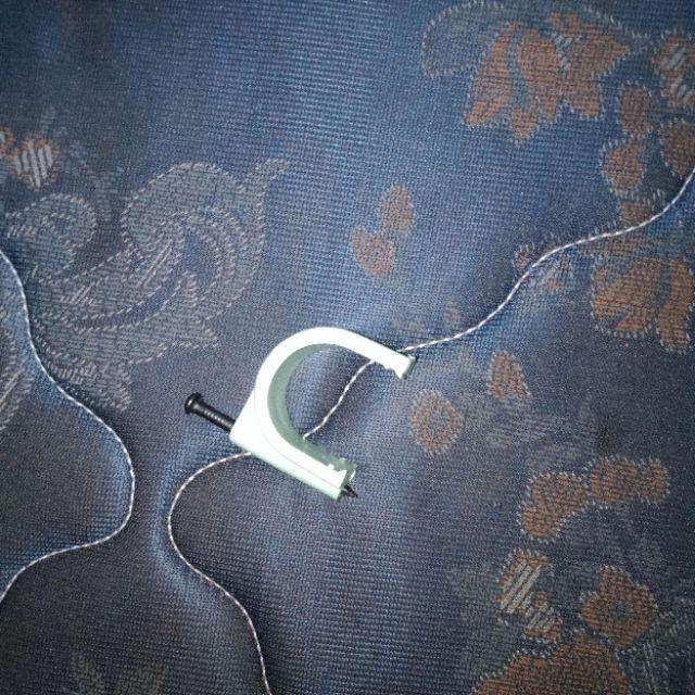 Klem Pipa Pvc Air | Round Cable Clips 3/4” Plus Paku Beton