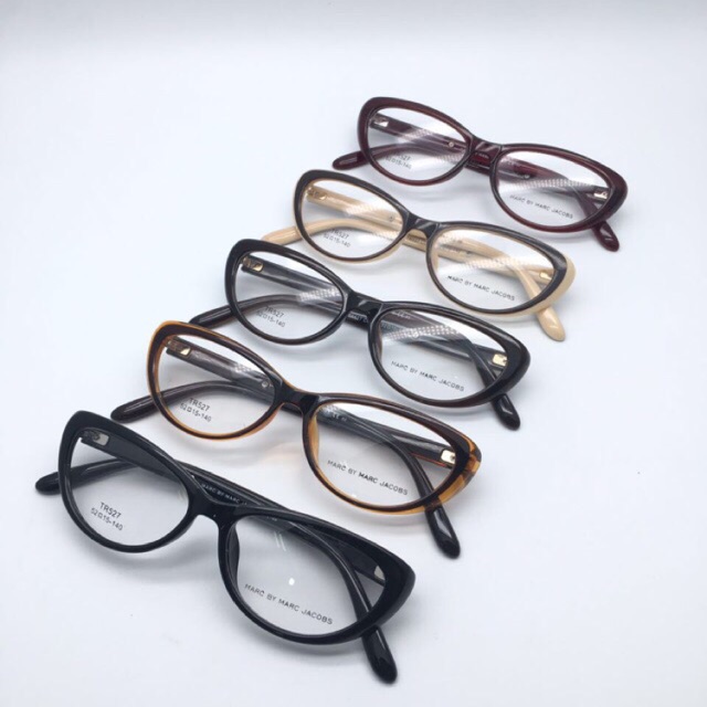 Paket lensa minus antiradiasi - frame kacamata fashion wanita marcjacobs 527