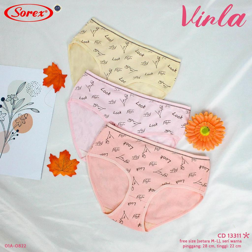 Sorex Celana Dalam Remaja Wanita Seamless dan Motif Kartun ABG Onesize / Celana Dalam Dewasa EA522 / EA511 / 13310 / 13311 / 13308 /35704 CBKS