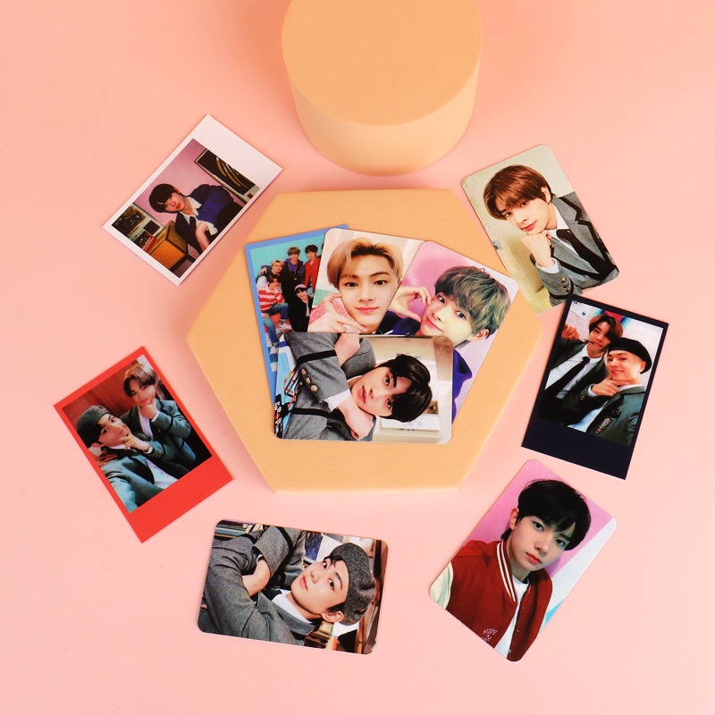 7pcs / set Kartu Pos Polaroid Kpop ENHYPEN Ggu Ggu Untuk Koleksi