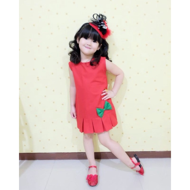 JESSICA DRESS | DRESS NATAL | OUTFIT NATAL | BAJU NATAL ANAK | BAJU NATAL COUPLE | SERAGAM NATAL | B