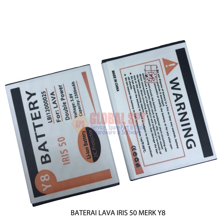 BATERAI LAVA IRIS 50 / BATERE / BATRE Y8